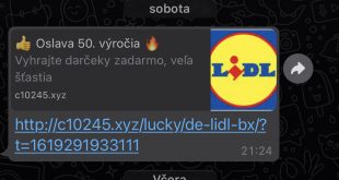 Podvod súťaž o poukážku LIDL 100€