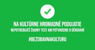 Kultúrne podujatia leto 2021 bez testu