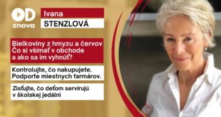Ivana Stenzlová: Hmyz a červy v potrave.